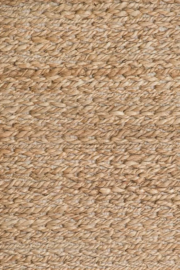 Indigo Natural Tan Braided Jute Rug