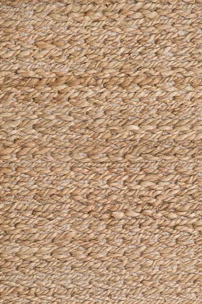Indigo Natural Tan Braided Jute Runner Rug