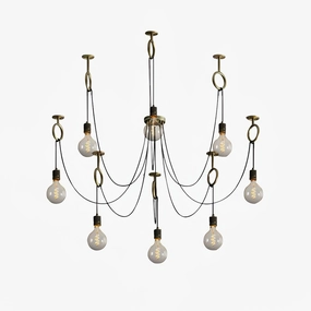 Industrial Spider Chandelierrustic chandelier,bedroom chandelier 