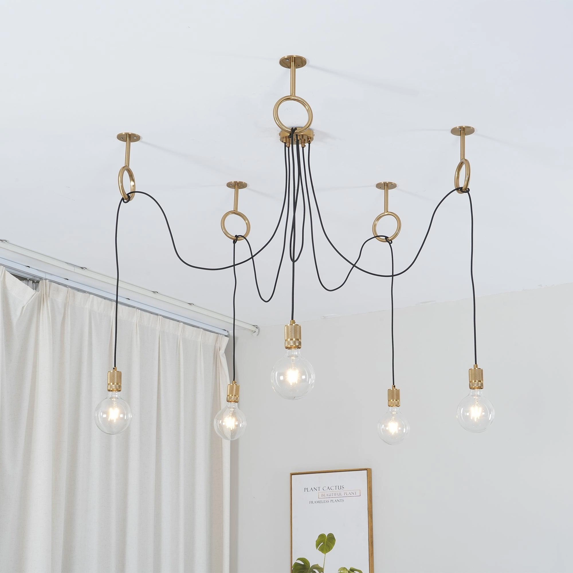 Industrial Spider Chandelier
