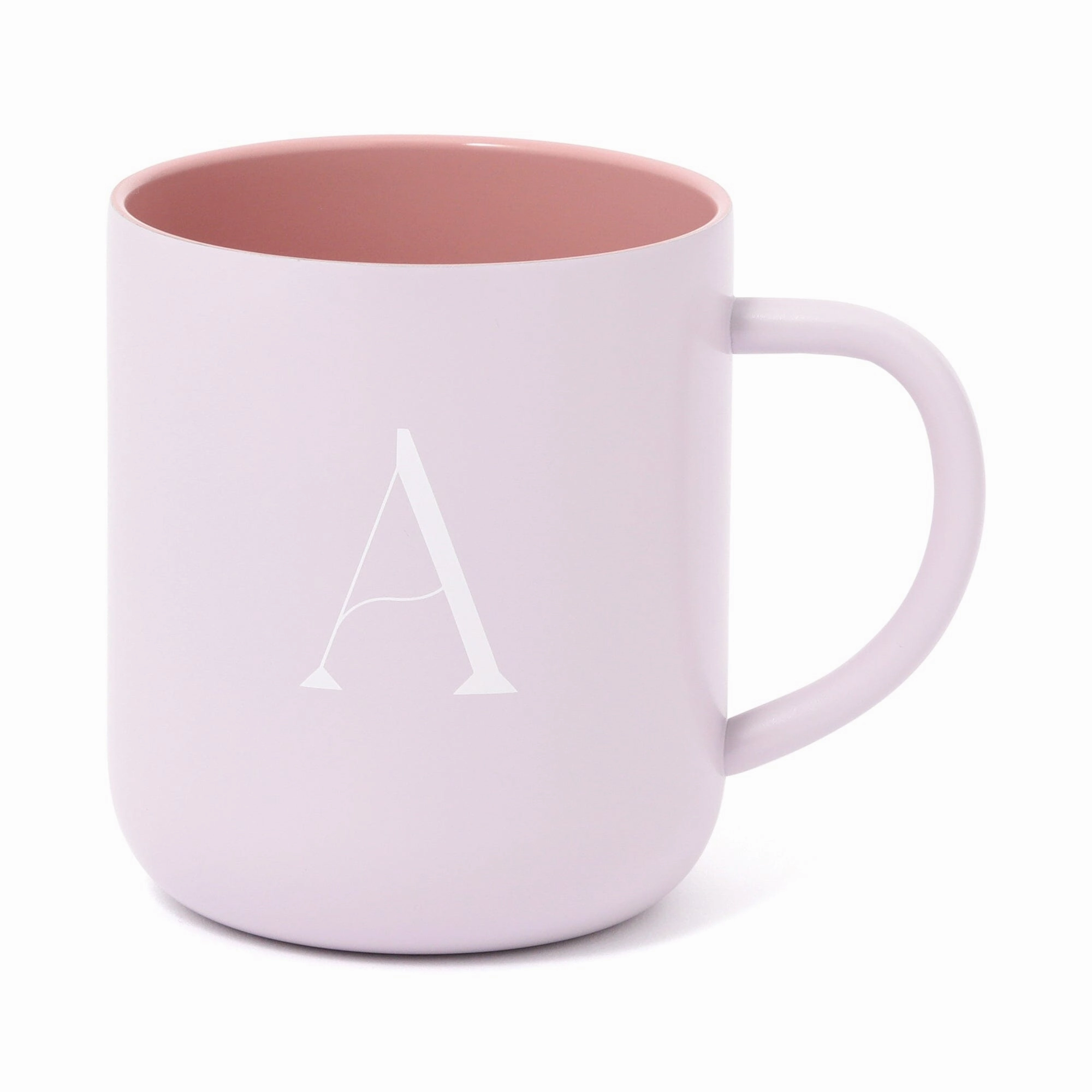 Initial Stainless Steel Mug Aglass cups ,personalized mugs 