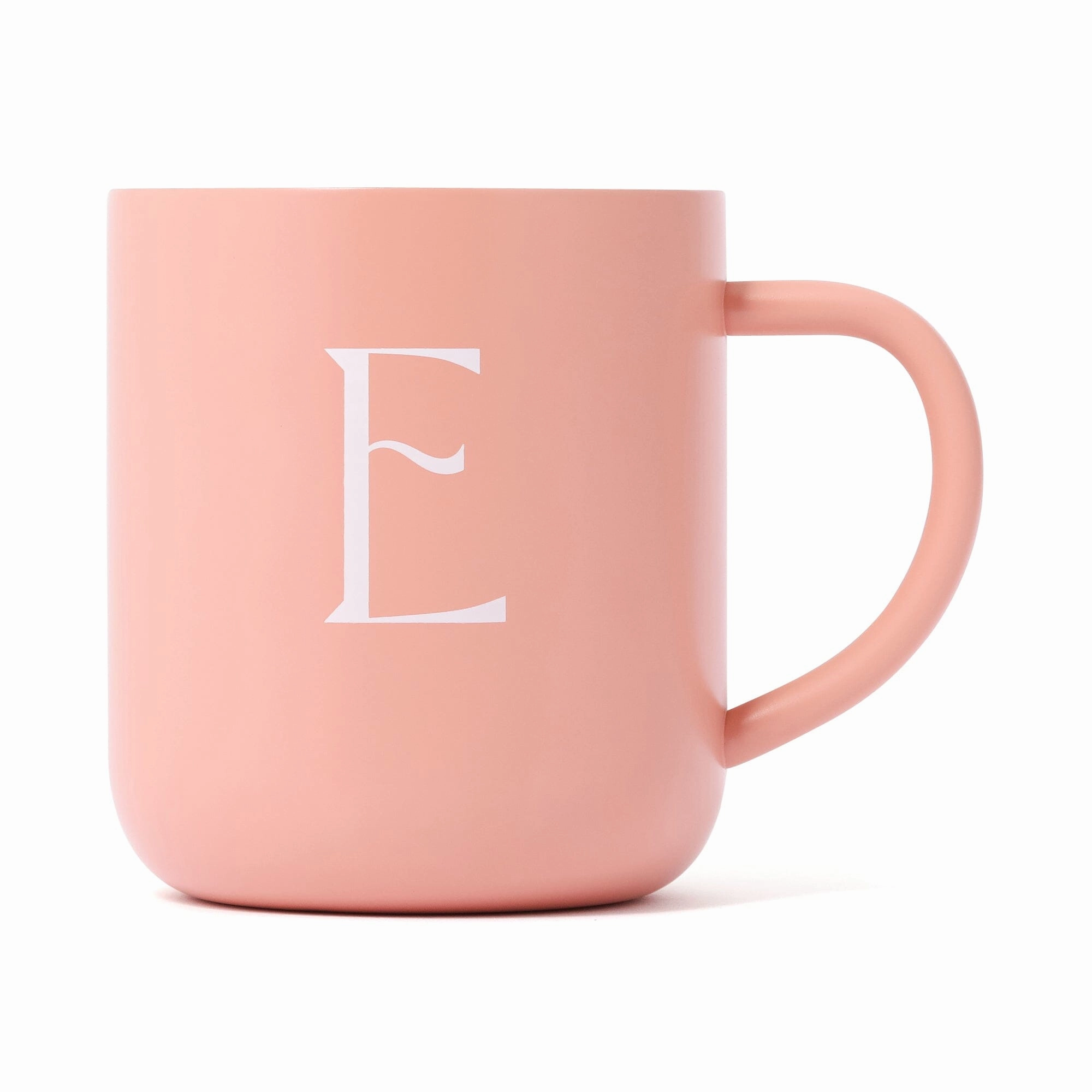 Initial Stainless Steel Mug E