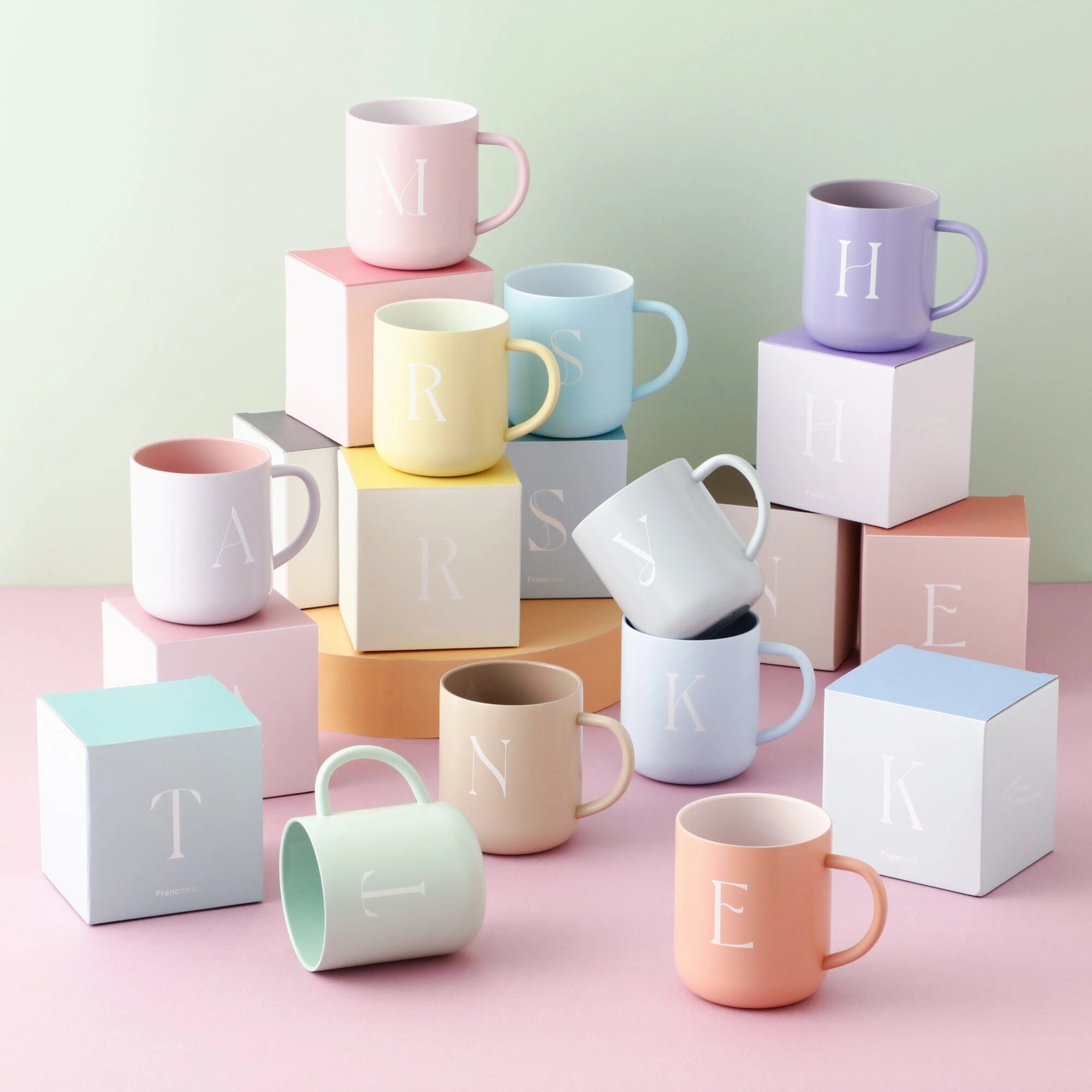 Initial Stainless Steel Mug K
