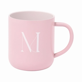 Initial Stainless Steel Mug Mglass cups ,personalized mugs 