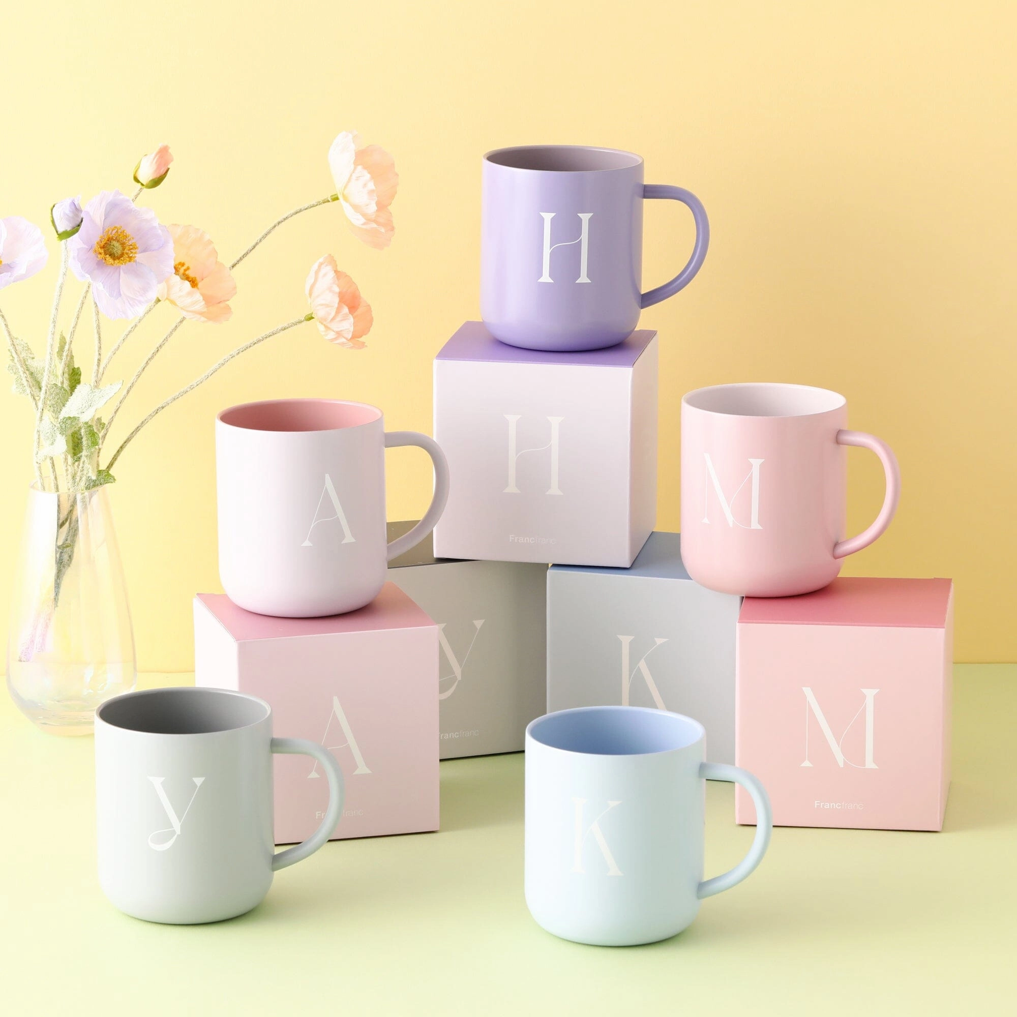 Initial Stainless Steel Mug M