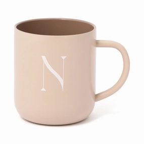Initial Stainless Steel Mug Nglass cups ,personalized mugs 