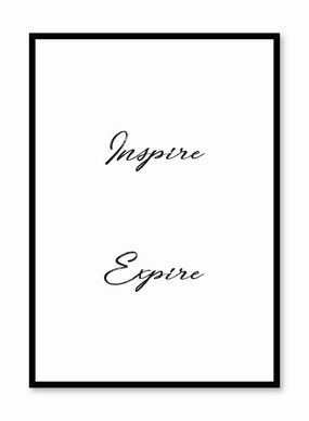 Inspire C Expire, Posterpop culture themed posters