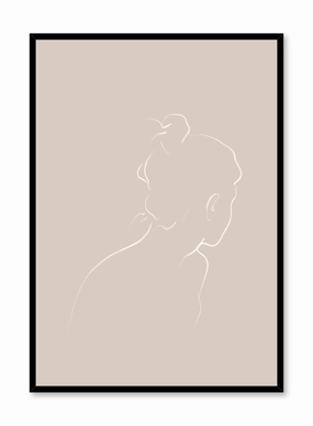 Into the Distance in Beige, Posterpop culture themed posters