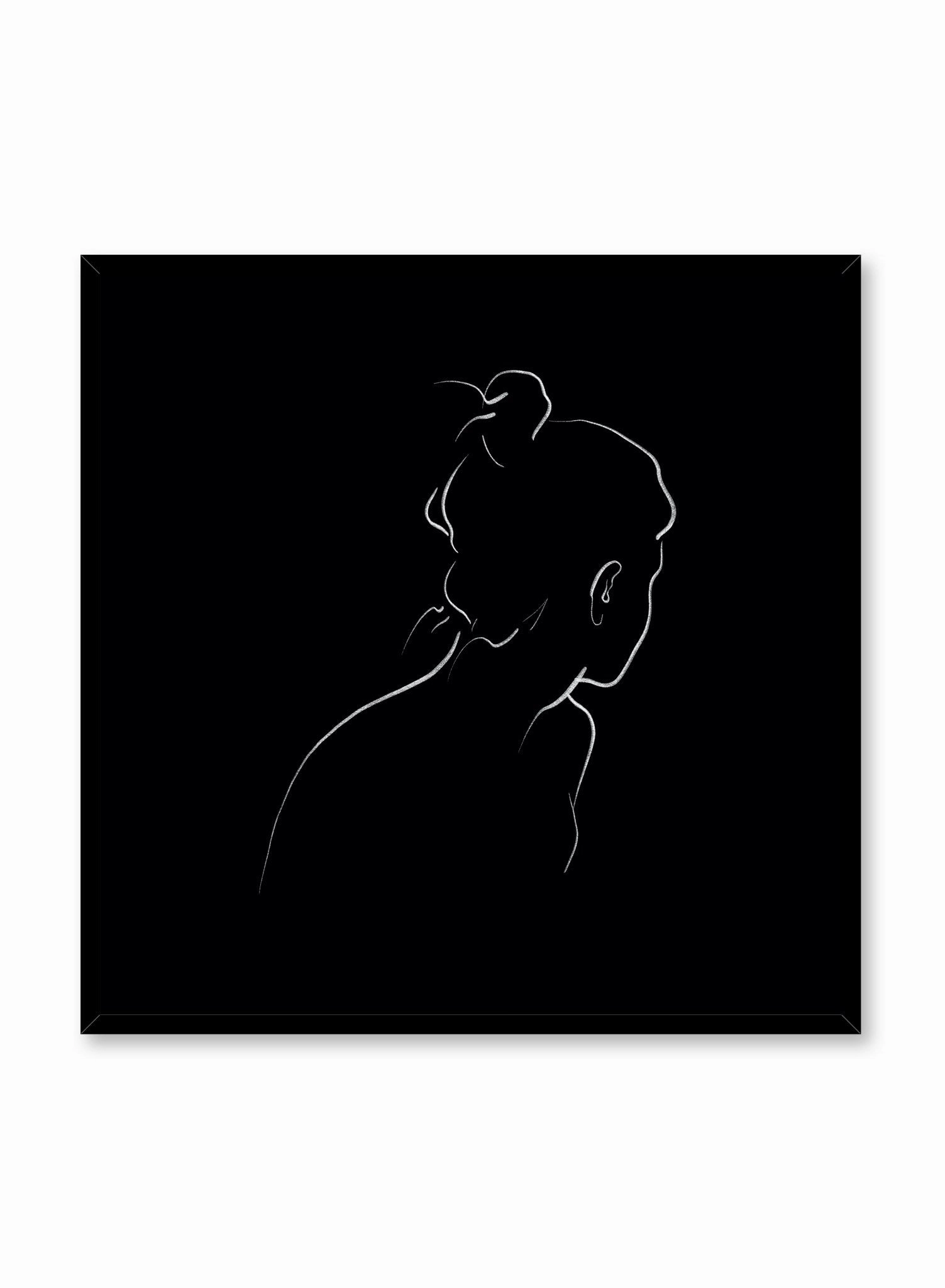 Into The Distance in Black, Poster