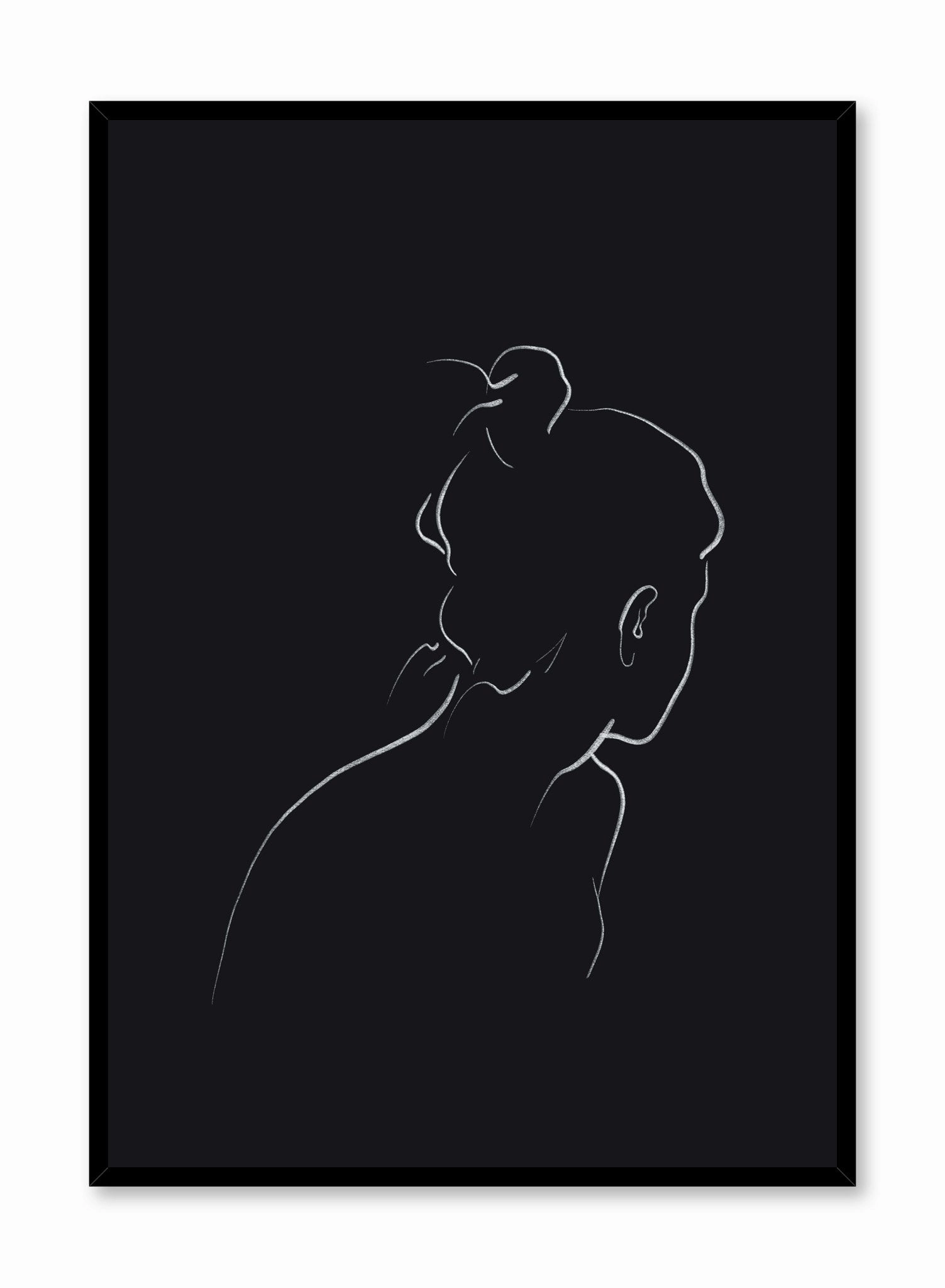 Into The Distance in Black, Posterpop culture themed posters