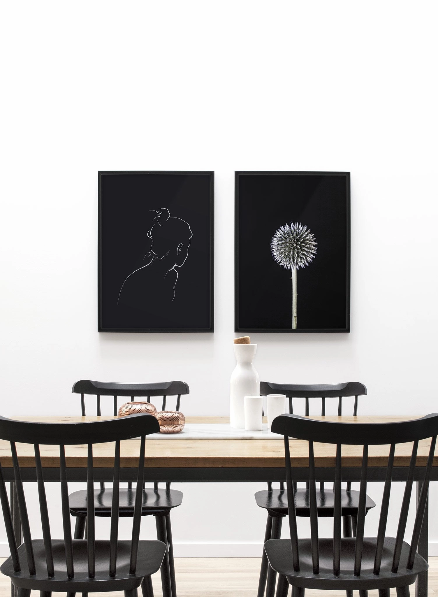 Into The Distance in Black, Poster