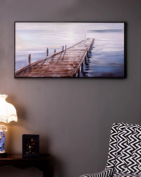 Into the Horizon Semi Hand-made Wall Art - 48*25 Inchnordic style wall decor