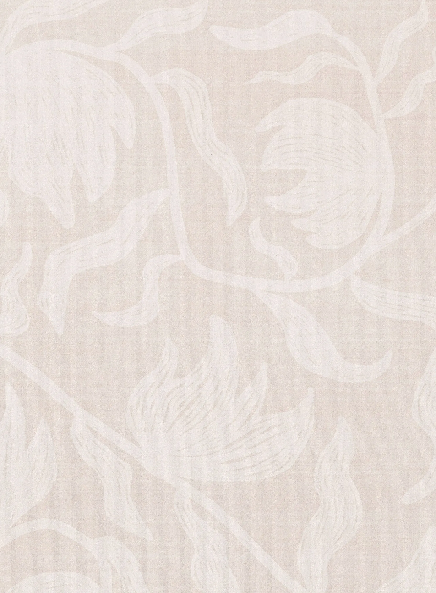 Irene Beige Botanical Washable Rug