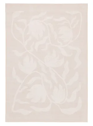 Irene Beige Botanical Washable Rugmodern color block patchwork rug