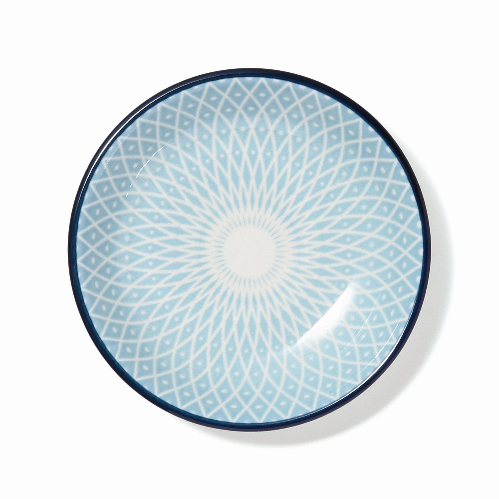 Iroiro21 Mini Plate Fibonaccihand-painted ceramic bowl