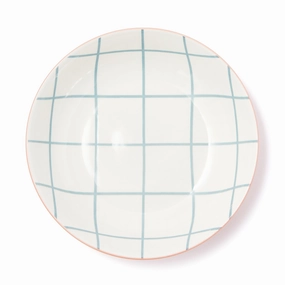 Iroiro Deep Plate Windowpanehand-painted ceramic bowl