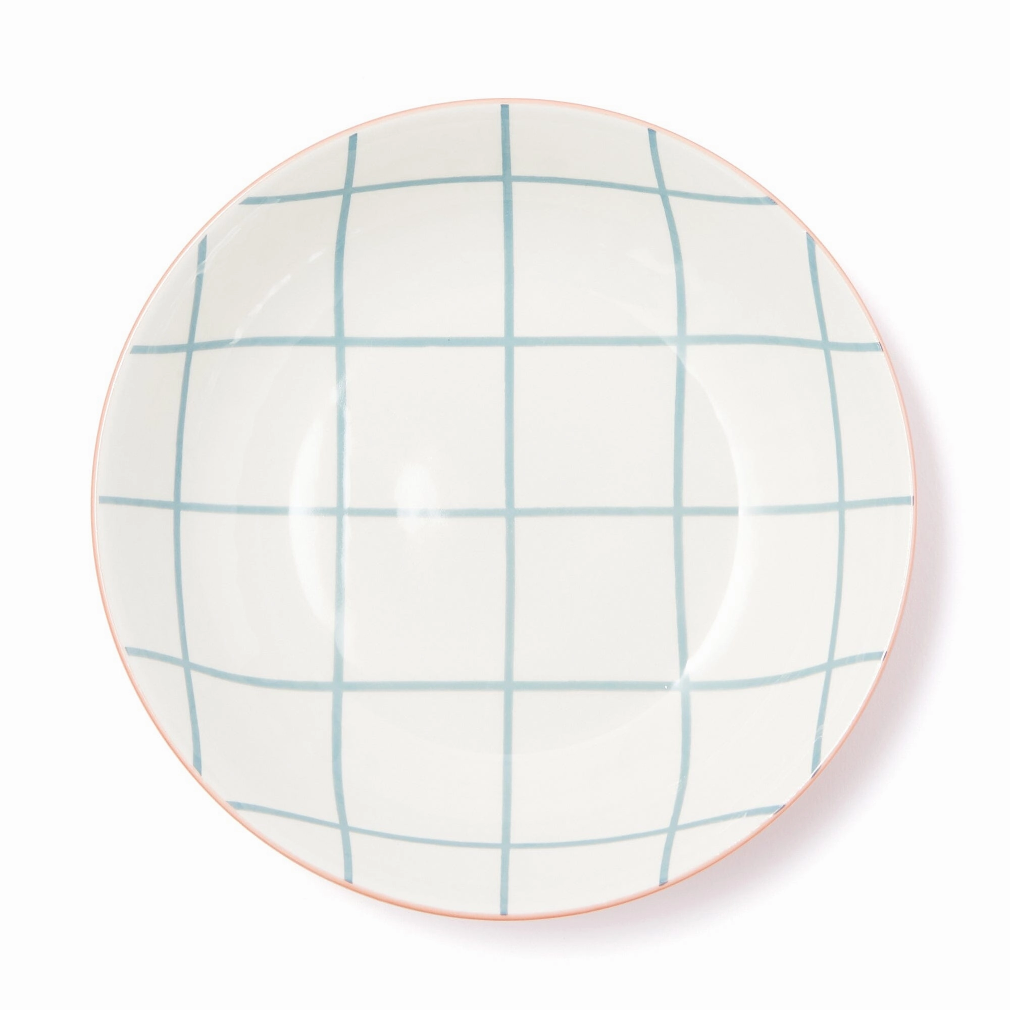 Iroiro Deep Plate Windowpanehand-painted ceramic bowl