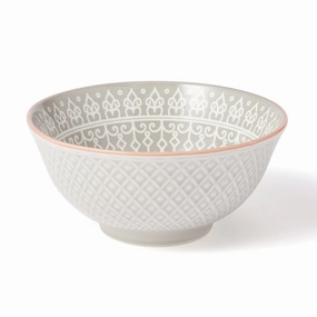 Iroiro Large Bowl Lacehand-painted ceramic bowl