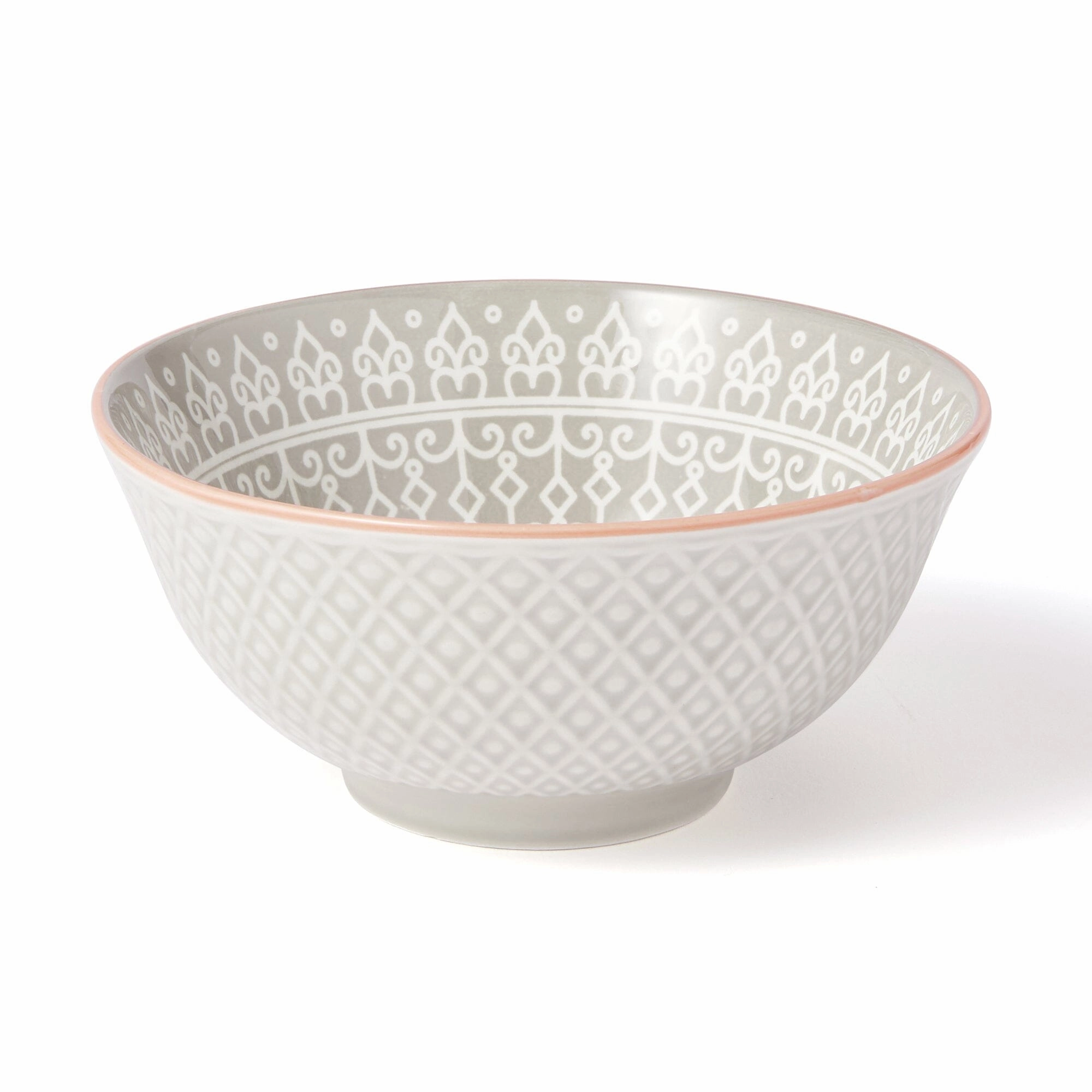 Iroiro Large Bowl Lacehand-painted ceramic bowl