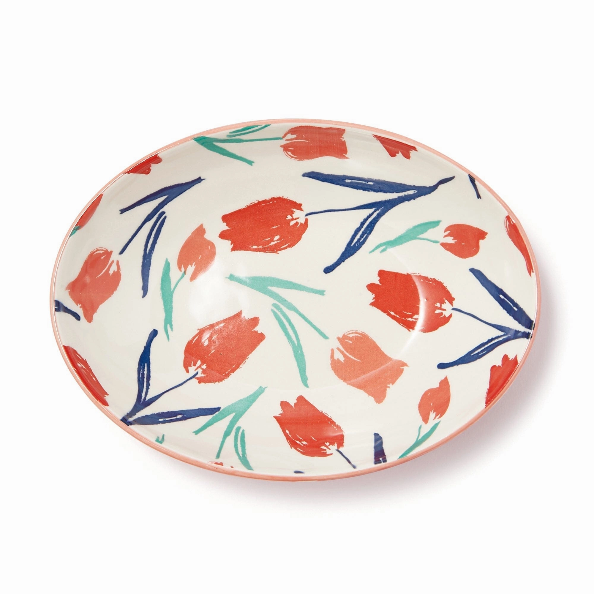 Iroiro Oval Plate Tulips