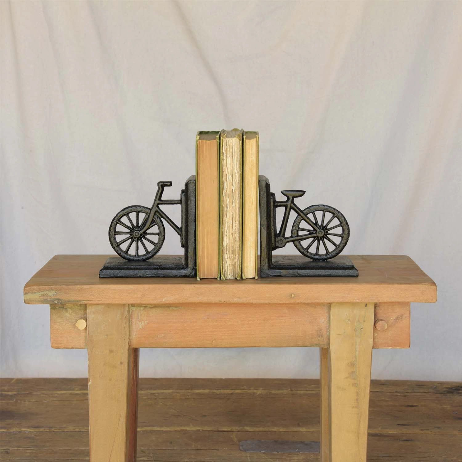 Iron Bicycle Bookend