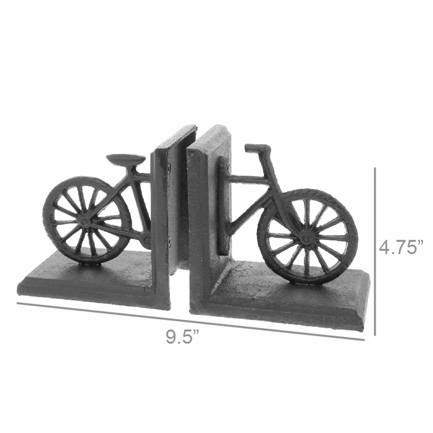 Iron Bicycle Bookend
