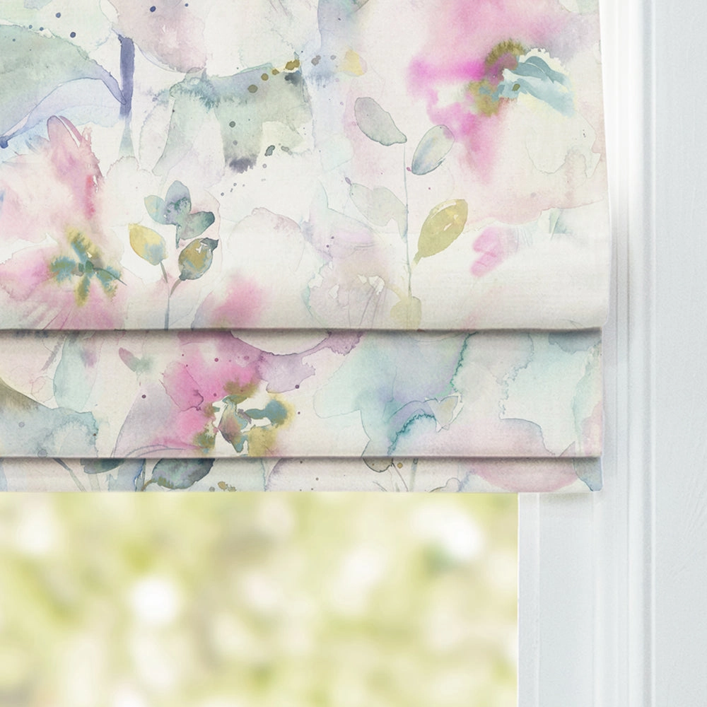 Isabela Printed Cotton Made to Measure Roman Blinds Summer