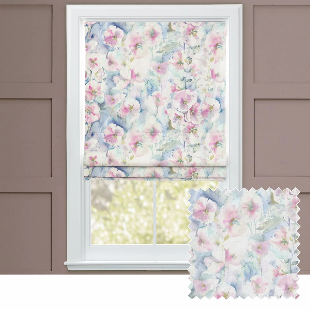 Isabela Printed Cotton Made to Measure Roman Blinds Summerbedding sets ,throw blankets 
