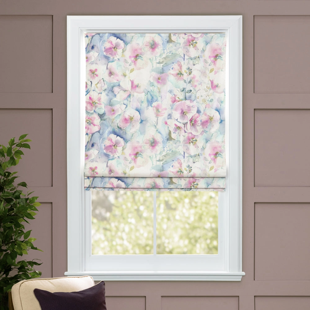 Isabela Printed Cotton Made to Measure Roman Blinds Summer