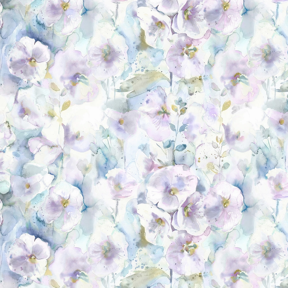 Isabela Printed Cotton Made to Measure Roman Blinds Violet