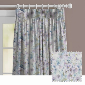 Isabela Printed Made to Measure Curtains Violetbedding sets ,throw blankets 