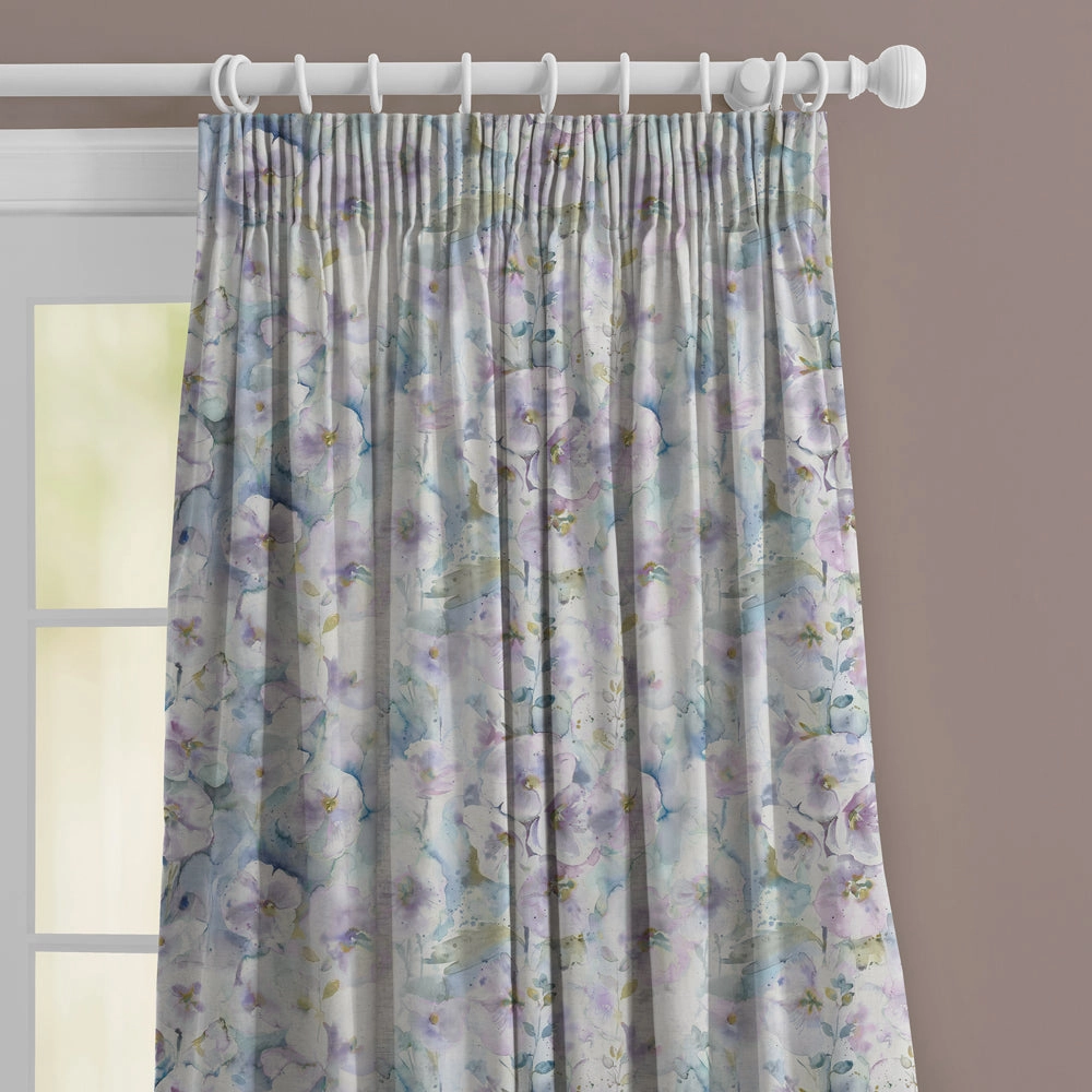 Isabela Printed Made to Measure Curtains Violet