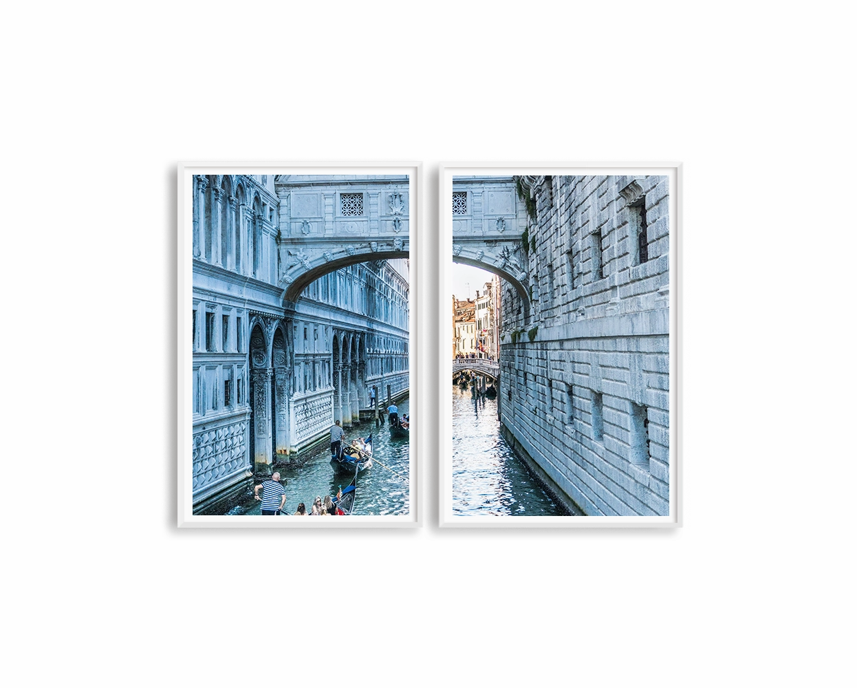 Italy Venice Riverin The City Set Includes Two Prints