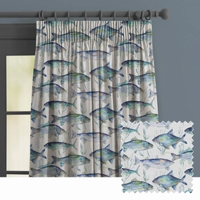 Ives Waters Printed Made to Measure Curtains Cobalthome decor ,wall decor 