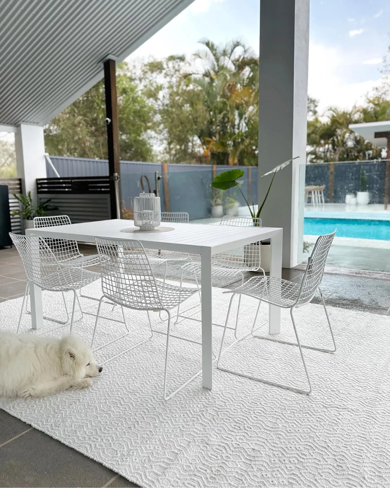 Ivy Ivory Indoor Outdoor PET Rug *NO RETURNS UNLESS FAULTY