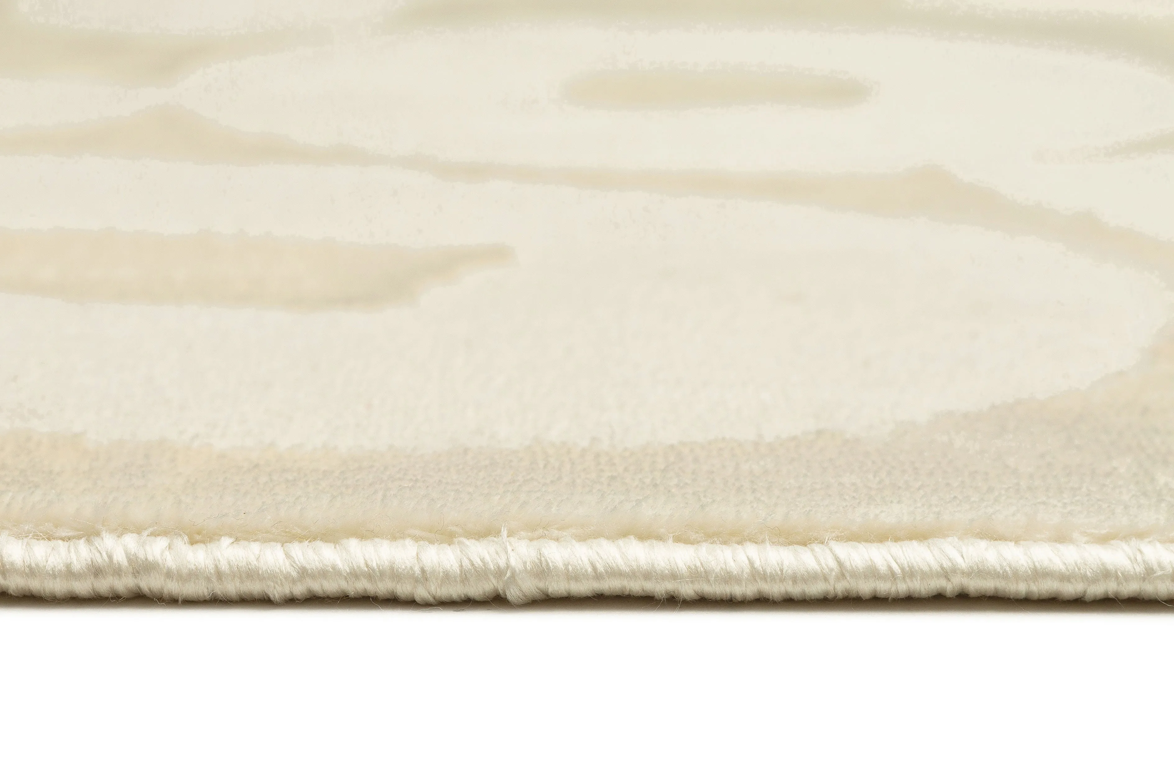 Izar Neutral Abstract Washable Rug