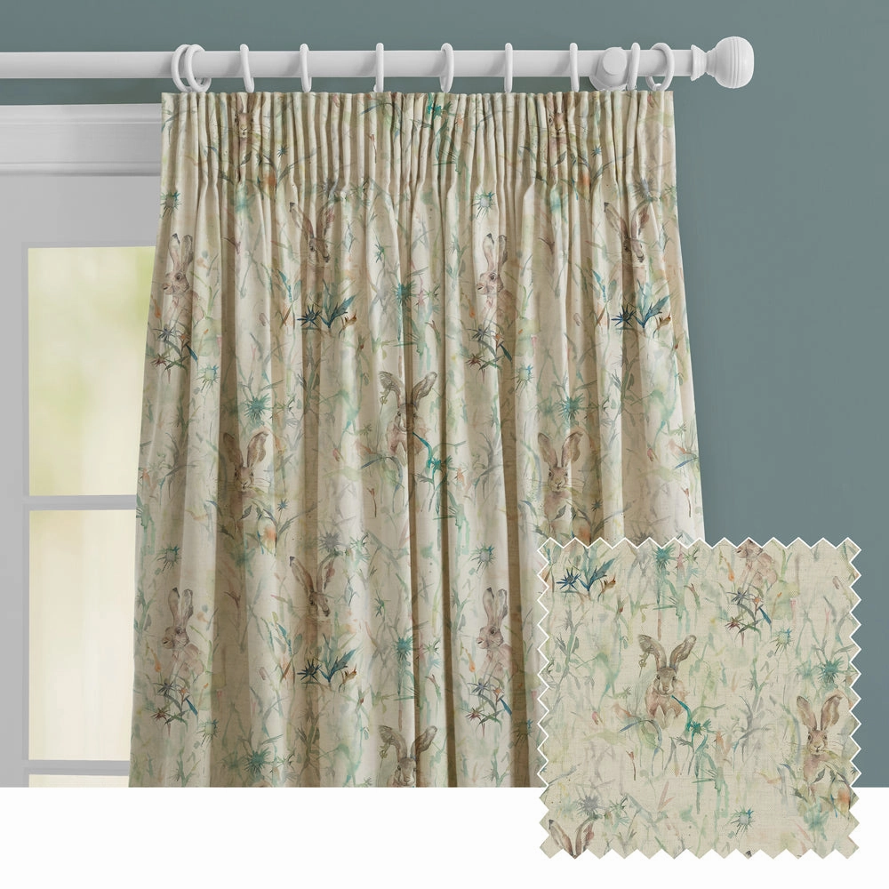 Jack Rabbit Printed Made to Measure Curtains Linenhome decor ,wall decor 