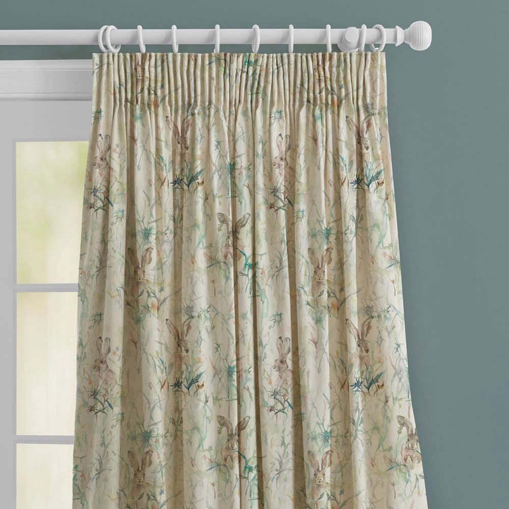 Jack Rabbit Printed Made to Measure Curtains Linen