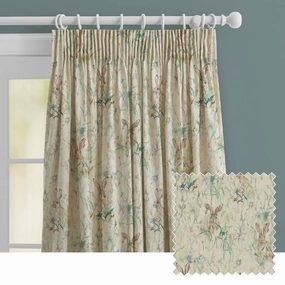 Jack Rabbit Printed Made to Measure Curtains Linenhome decor ,wall decor 