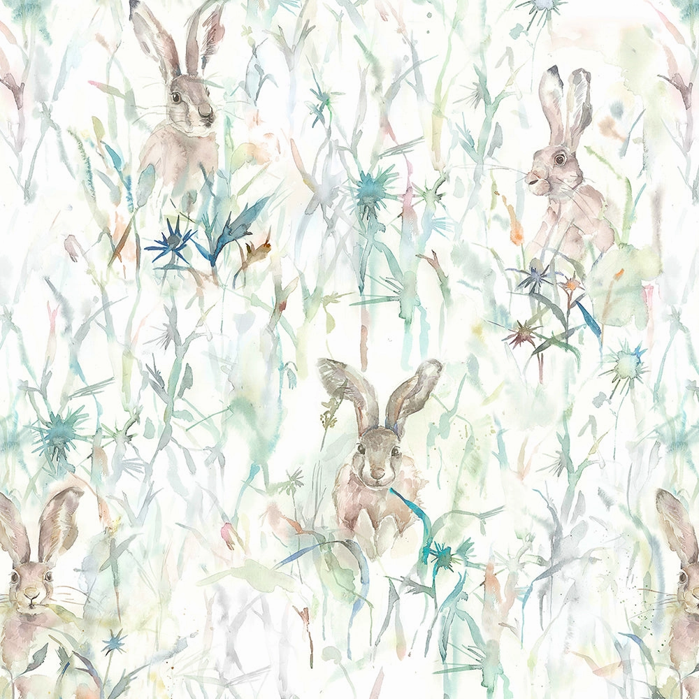 Jack Rabbit Printed Made to Measure Curtains Linen