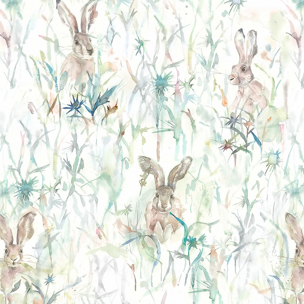 Jack Rabbit Printed Made to Measure Curtains Linen