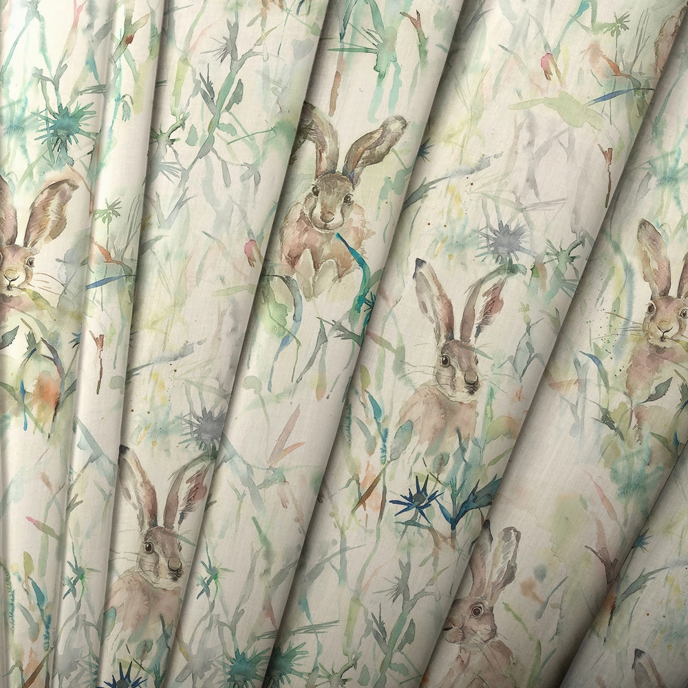 Jack Rabbit Printed Made to Measure Curtains Linen