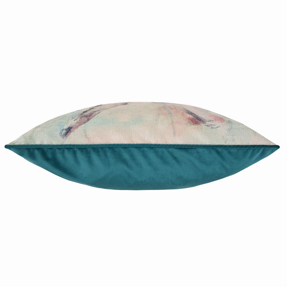 Jack Rabbit Printed Piped Cushion Blue