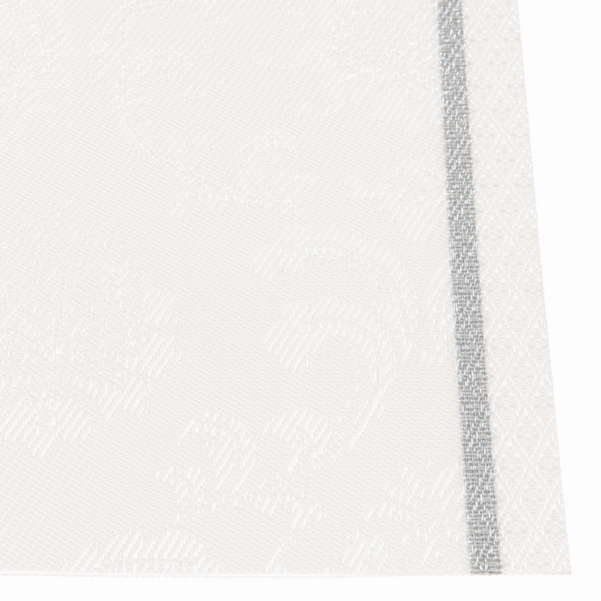 Jacquard Lunch Mat White