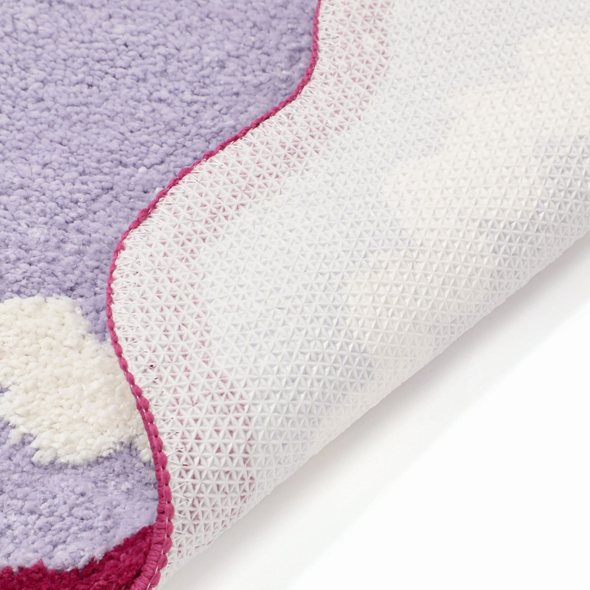 Jagged Round Mat Pink