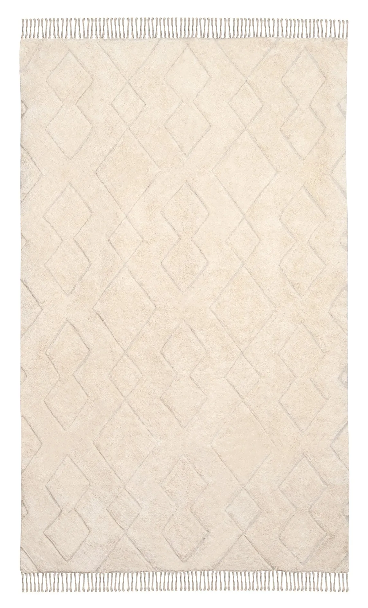 Jahna Cream Beige Diamond Tribal Washable Rug *NO RETURNS UNLESS FAULTYmodern color block patchwork rug
