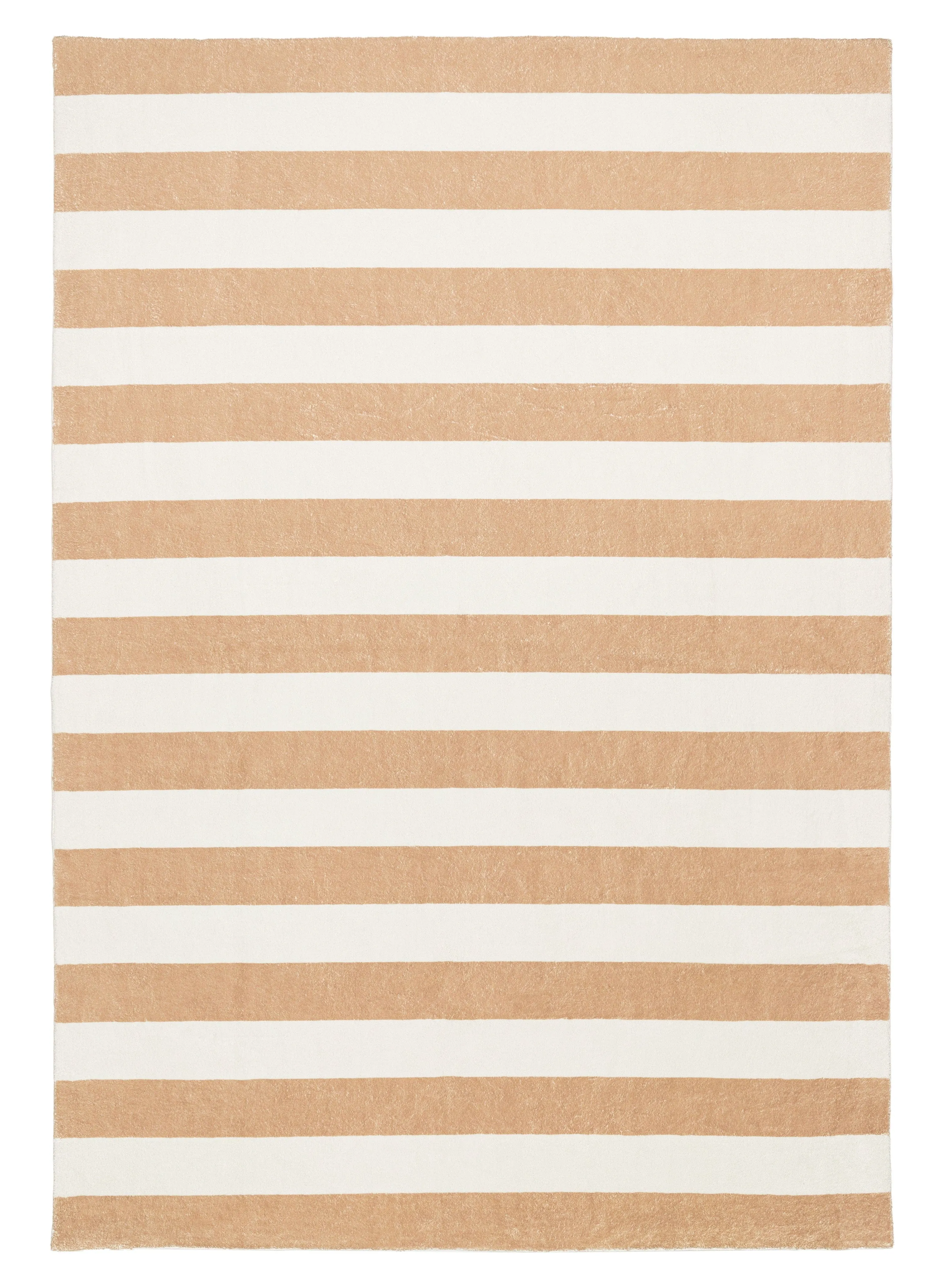 Jaida Tan Brown Cream Stripe Washable Rugmodern color block patchwork rug