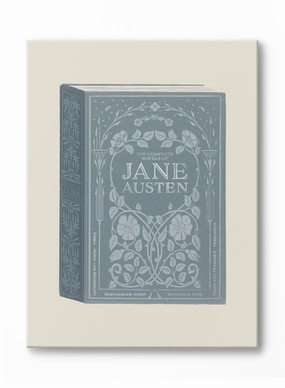 Jane Austen Book Cover, Canvasindoor decorative canvas print