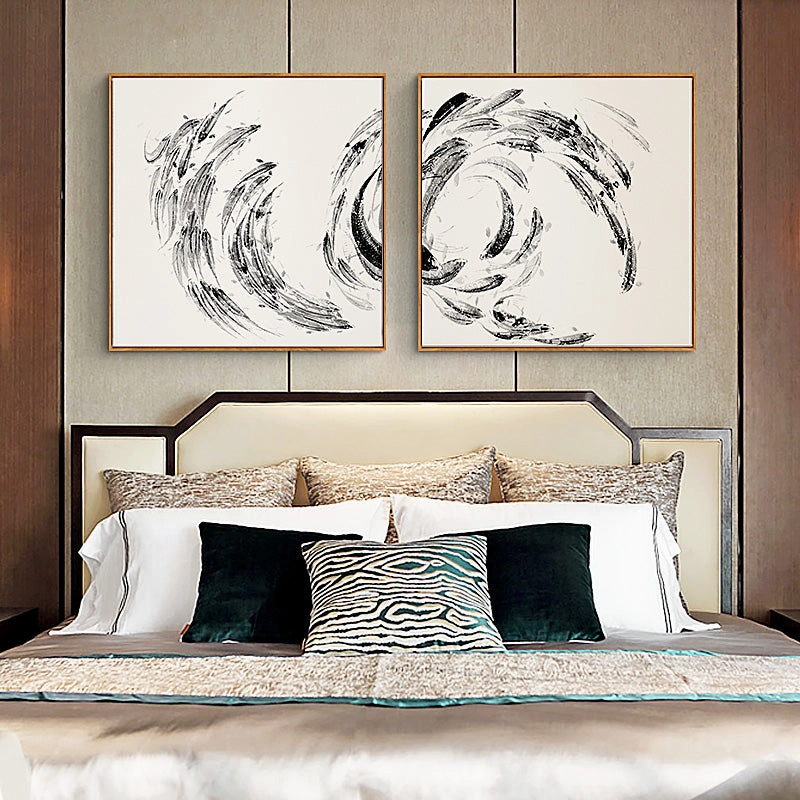 Japanese Koi Fish Wall Art With Framenordic style wall decor