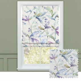 Jarvis Printed Cotton Made to Measure Roman Blinds Pacificbedding sets ,throw blankets 